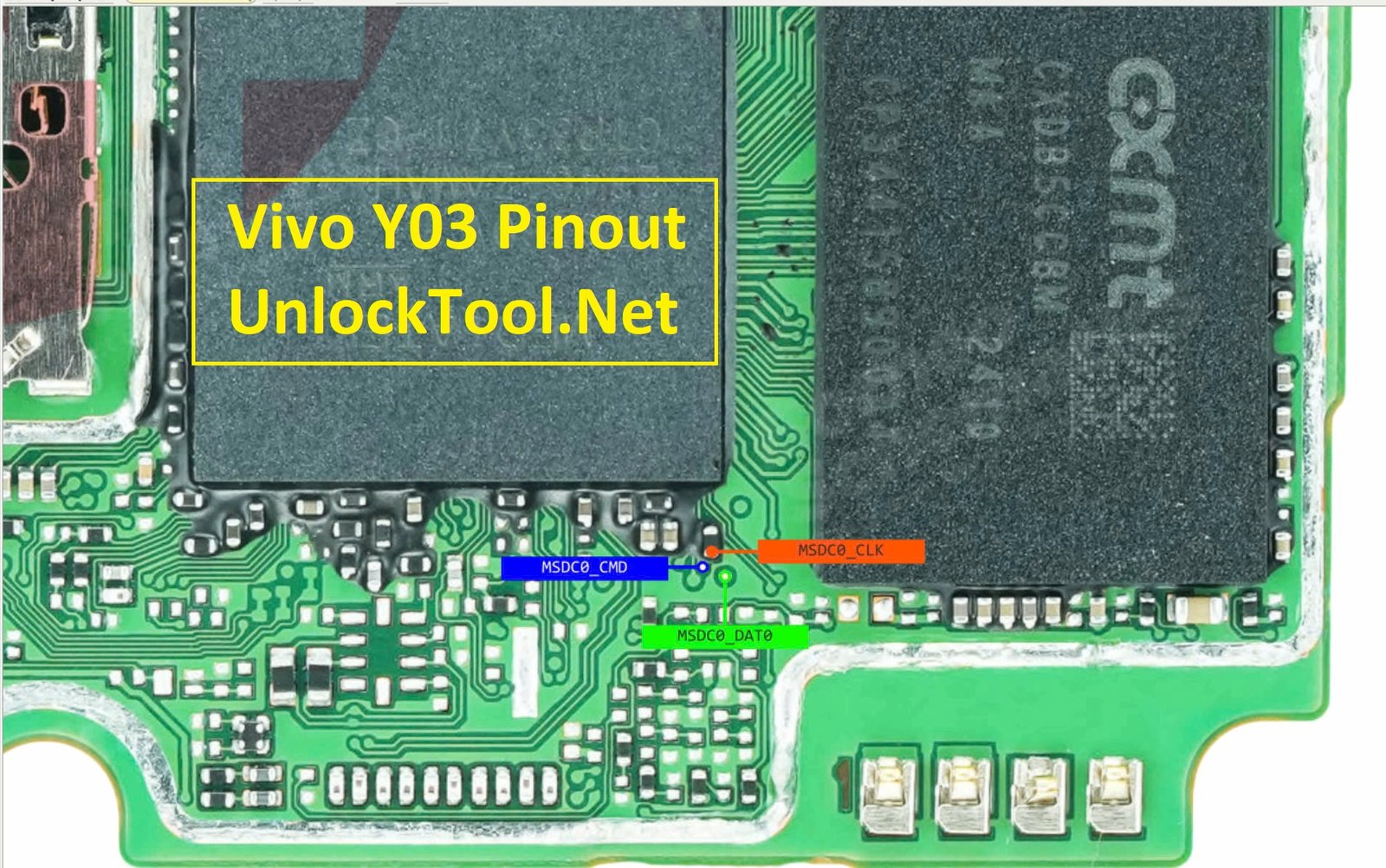 Vivo Y03 Test Point / EDL Point
